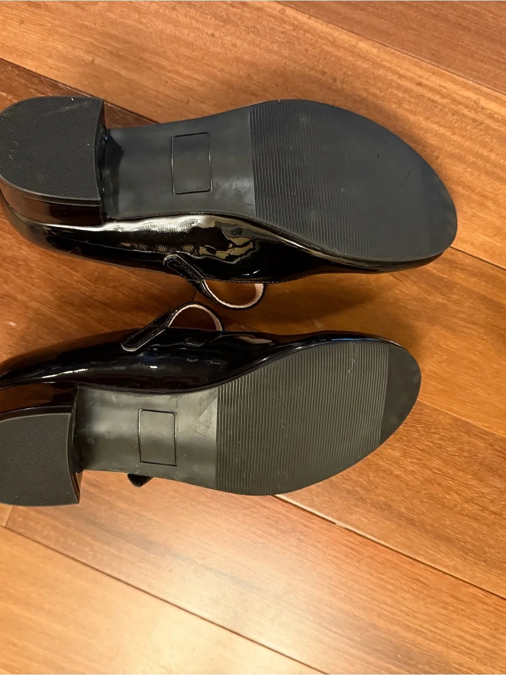 Sonoma Girls Black Patent Leather Mary Jane Dress Shoes Sz 3 - GUC